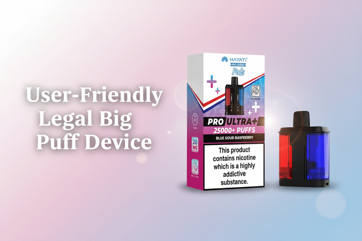 User-Friendly Legal Big Puff Device