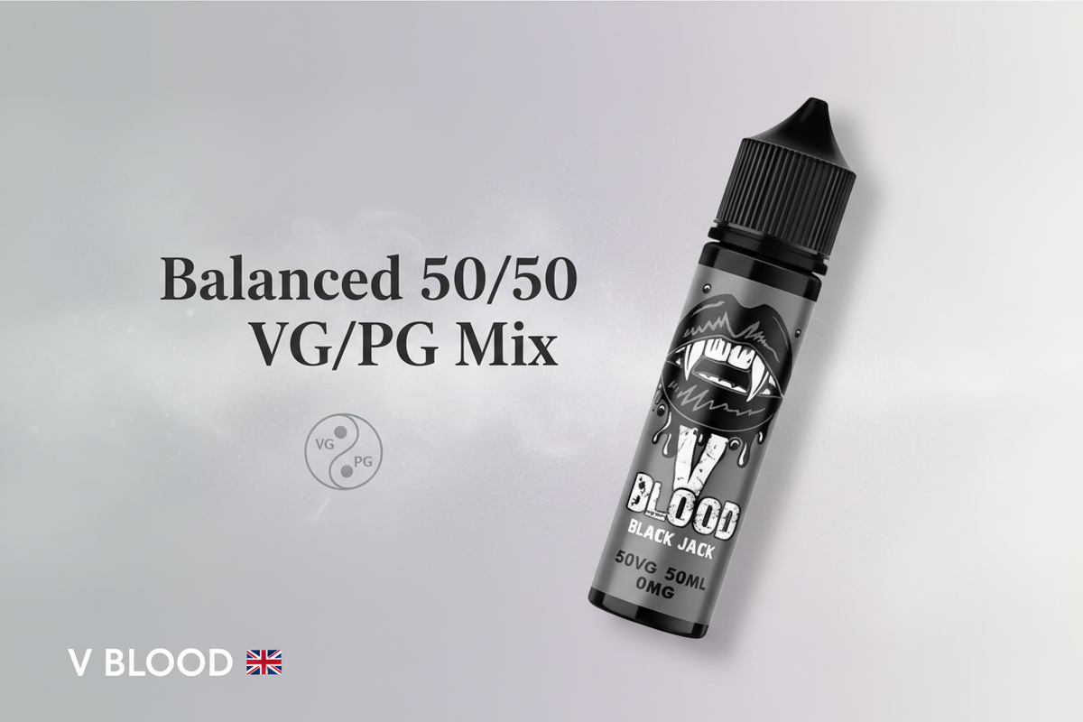 Balanced 50/50 VG/PG Mix
