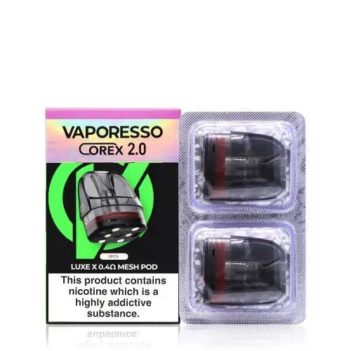 Vaporesso LUXE X COREX 2.0 Pods - 0.4 ohm DTL Select Vape Club Vaporesso LUXE X COREX 2.0 Pods - 0.4 ohm DTL Select Vape Club