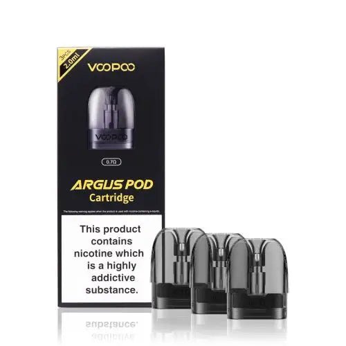 VooPoo Argus Replacement Pod Cartridges 0.7 Ohm Side Fill