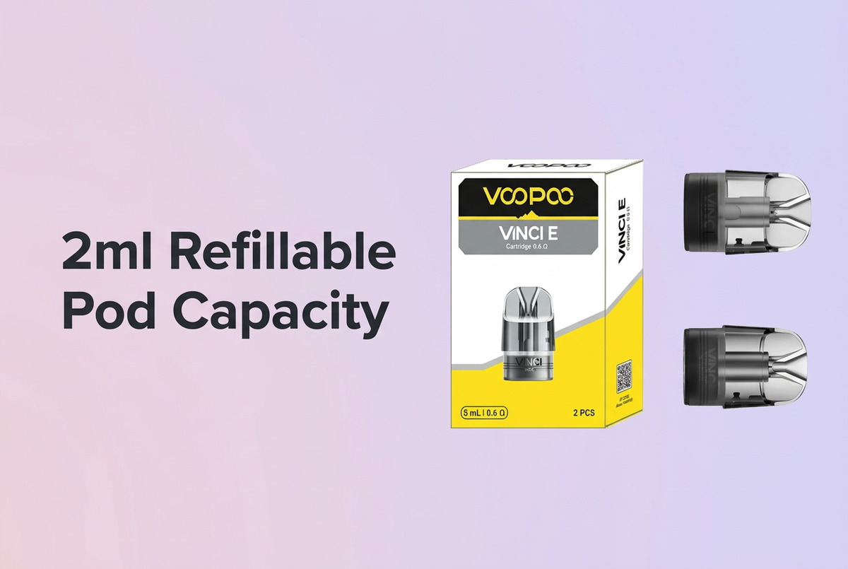 2ml Refillable Pod Capacity