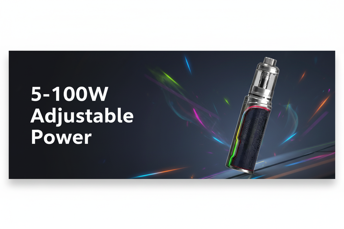 5–100W Adjustable Power
