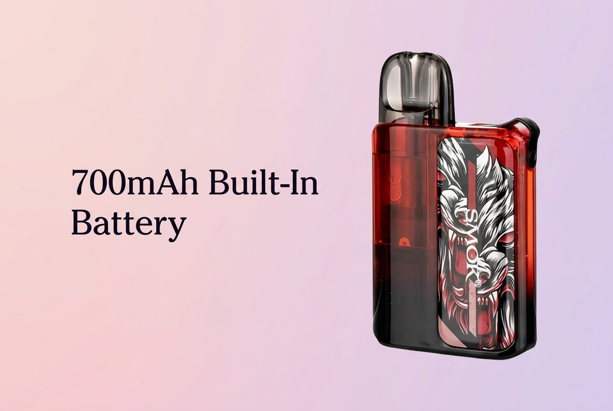 700mAh Built-In Battery