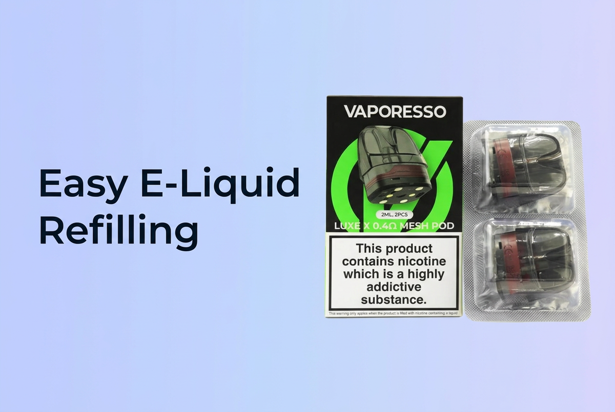 Easy E-Liquid Refilling