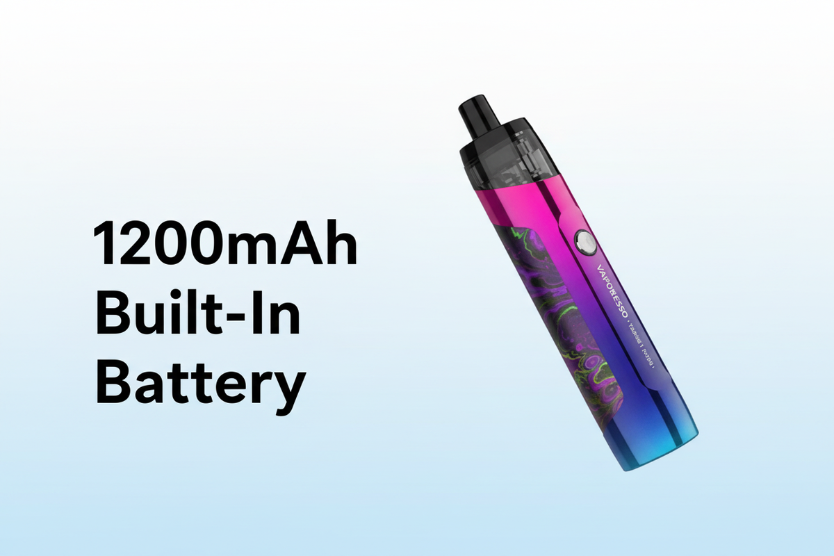 1200mAh Built-In Battery