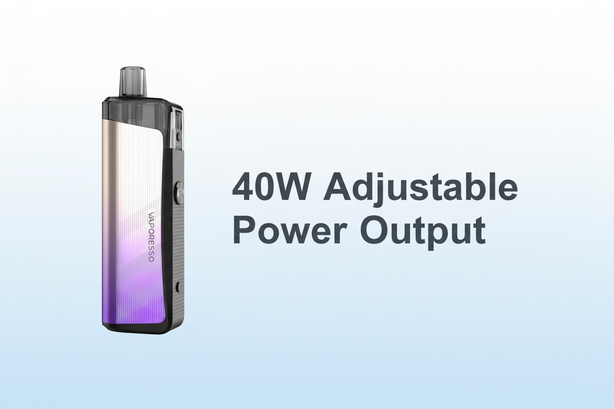 40W Adjustable Power Output