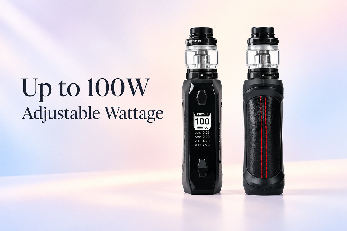 Up to 100W Adjustable Wattage