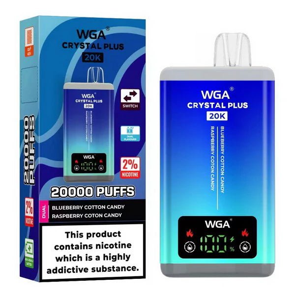 WGA Crystal Plus 20,000 Vape 2-in-1 Rechargeable