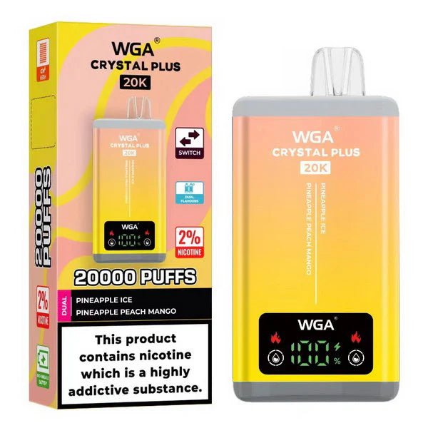 WGA Crystal Plus 20,000 Vape 2-in-1 Rechargeable