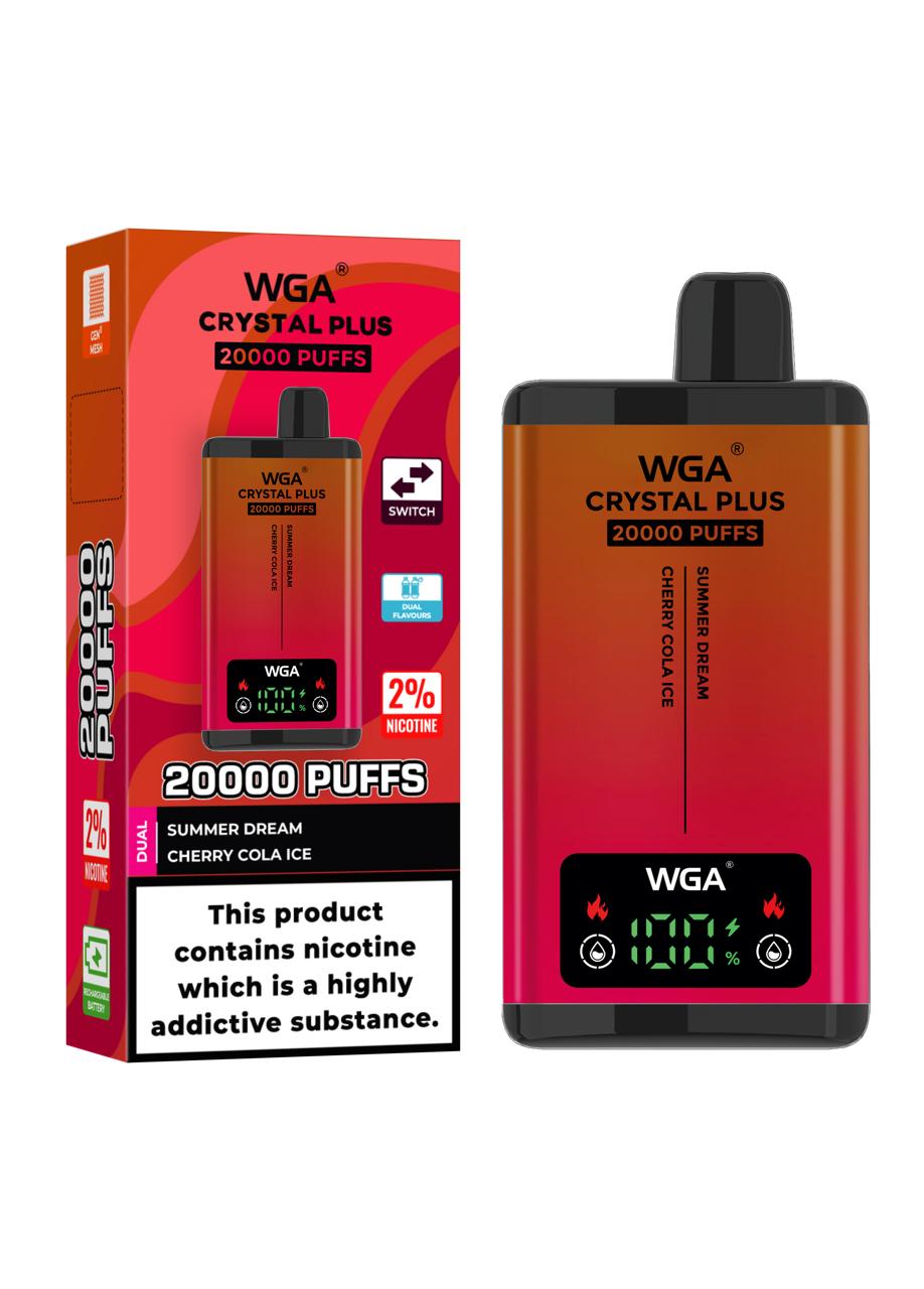 WGA Crystal Plus 20,000 Vape 2-in-1 Rechargeable