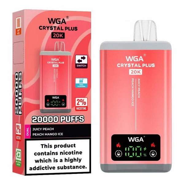 WGA Crystal Plus 20,000 Vape 2-in-1 Rechargeable