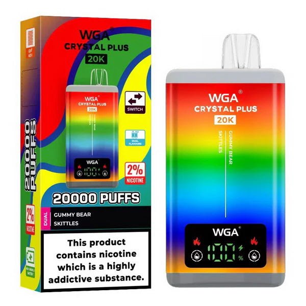 WGA Crystal Plus 20,000 Vape 2-in-1 Rechargeable