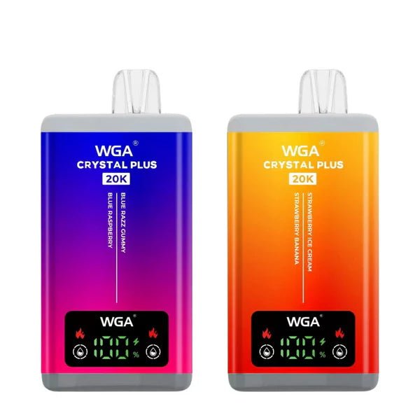 WGA Crystal Plus 20,000 Vape 2-in-1 Rechargeable - Boxes ⭐ Star Buy - Mixed Box of 10