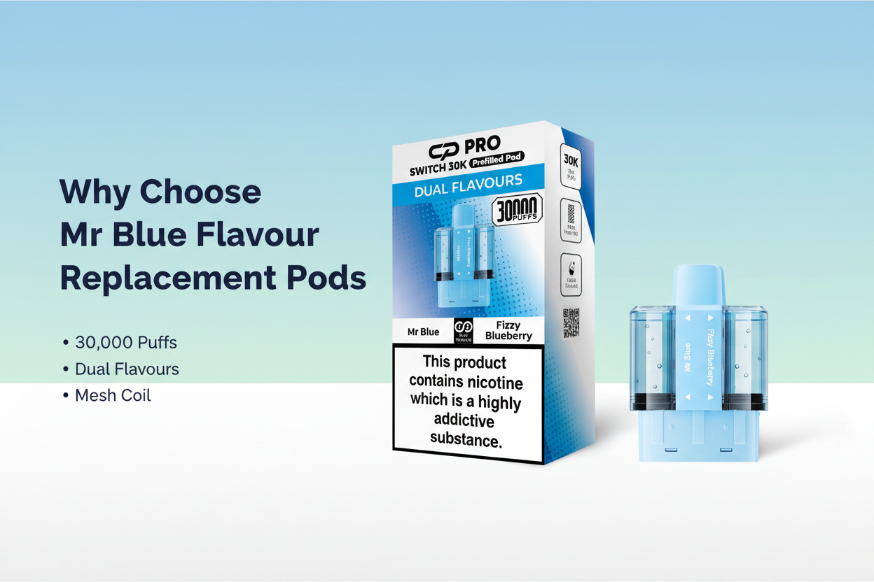 Why Choose Mr Blue Flavour Replacement Pods