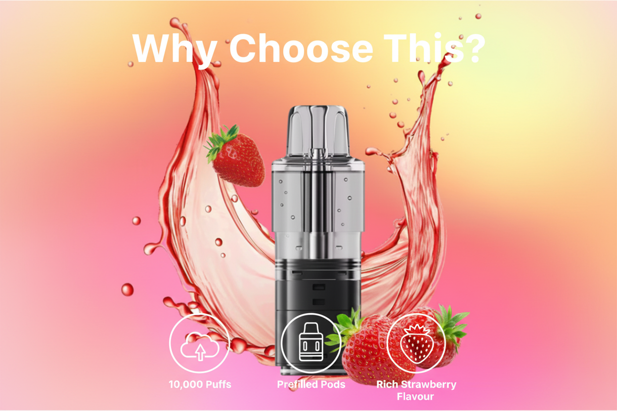 Why Choose Strawberry Hubba Crystal Pro Pods?