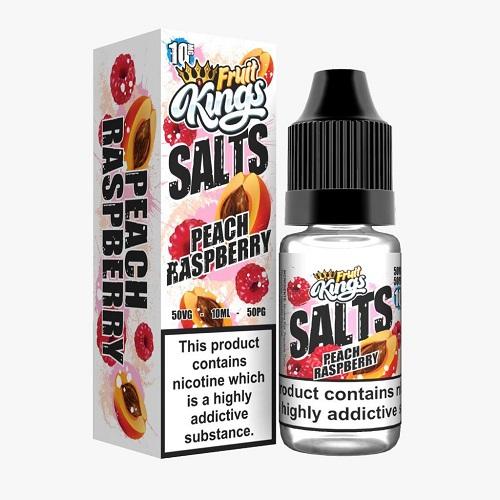 Peach Raspberry Fruit Kings Nic Salt 10ml E-Liquid