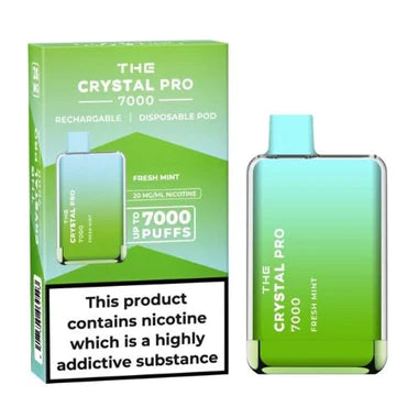 The Crystal Pro 7000 Disposable Vape Device - 20mg 