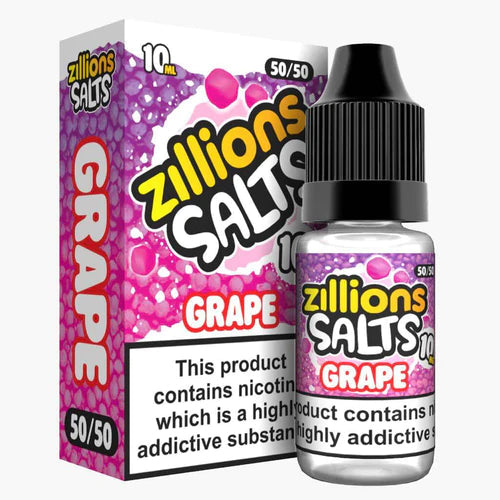 Grape Zillion Salts 10ml Nic Salt E-Liquid