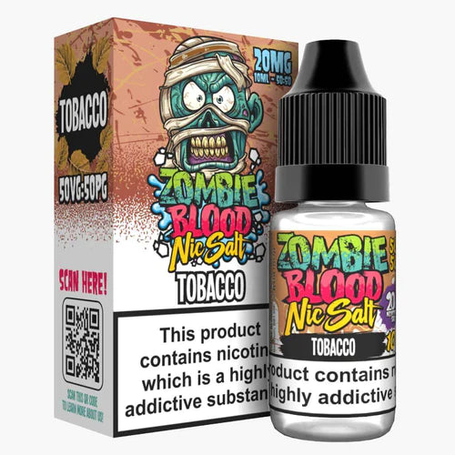 Tobacco Zombie Blood Nic Salts 10ml E-Liquid